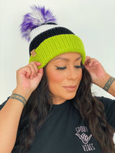 Load image into Gallery viewer, Beetle Juice inspired Beanie