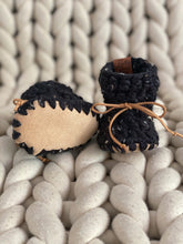 Load image into Gallery viewer, Obsidian Baby Booties