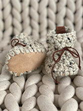 Load image into Gallery viewer, Oatmeal Baby Booties