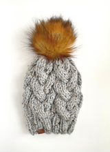 Load image into Gallery viewer, Marble Cable Knit Beanie