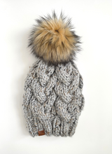 Load image into Gallery viewer, Marble Cable Knit Beanie