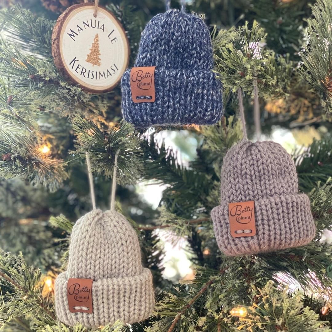 Sleigh Ride Beanie Ornaments