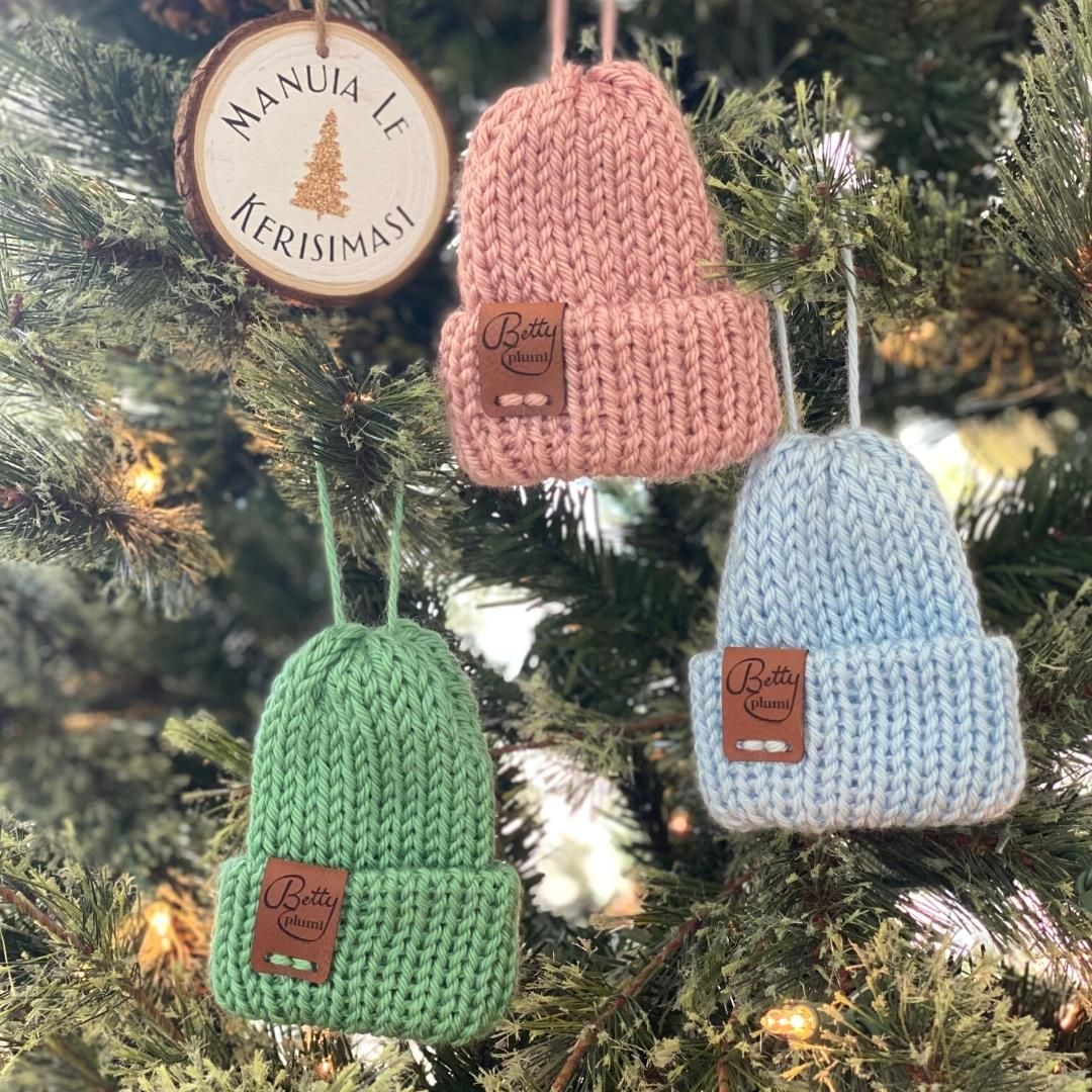 Winter Wonderland Beanie Ornaments
