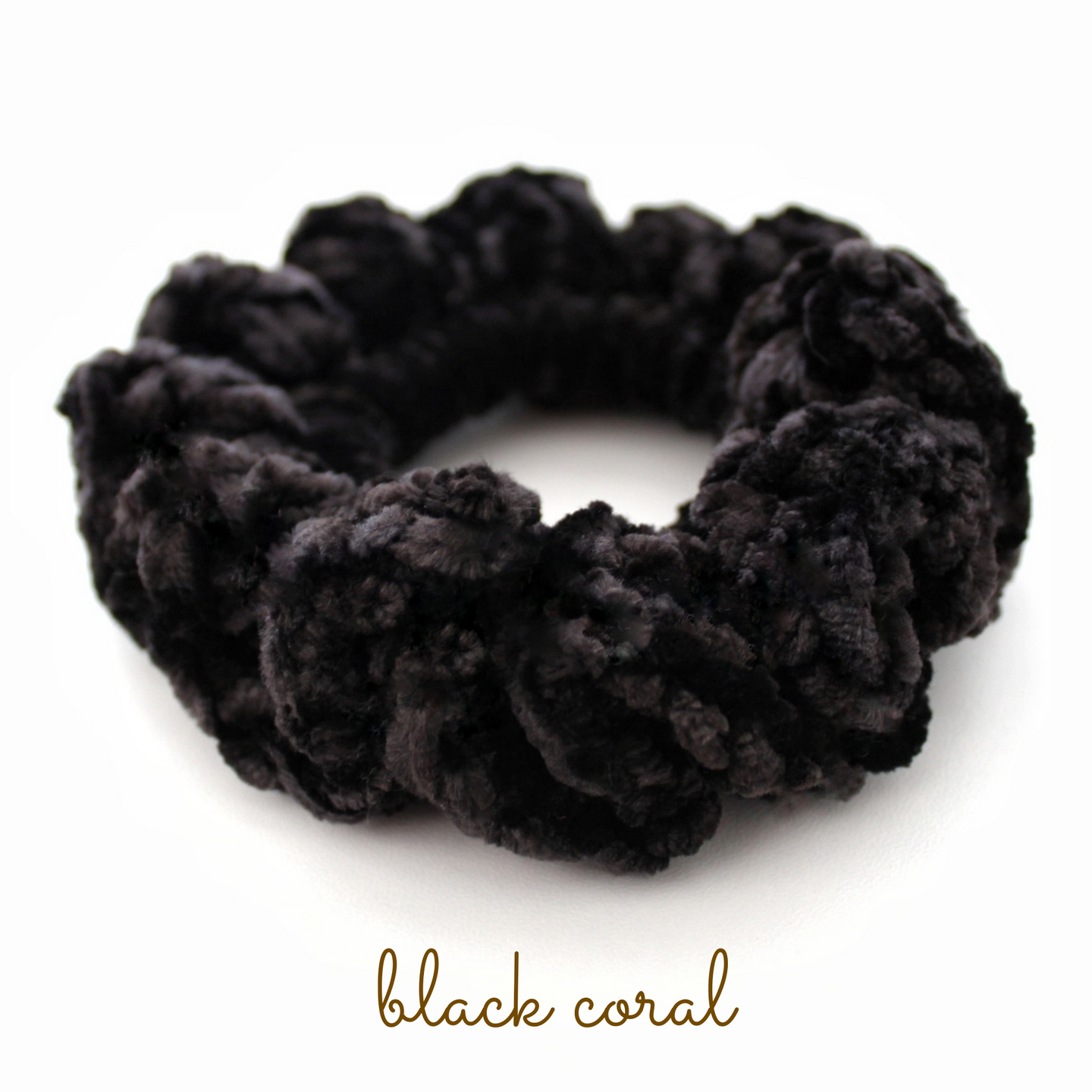 Black Coral Scrunchie