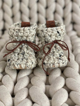 Load image into Gallery viewer, Oatmeal Baby Booties
